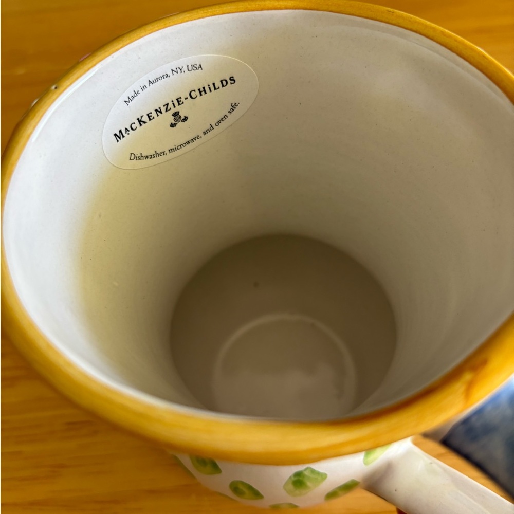 Mackenzie-Childs Posy Ceramic Mug - limited Mug Collectors Series - April - Picture 9 of 9